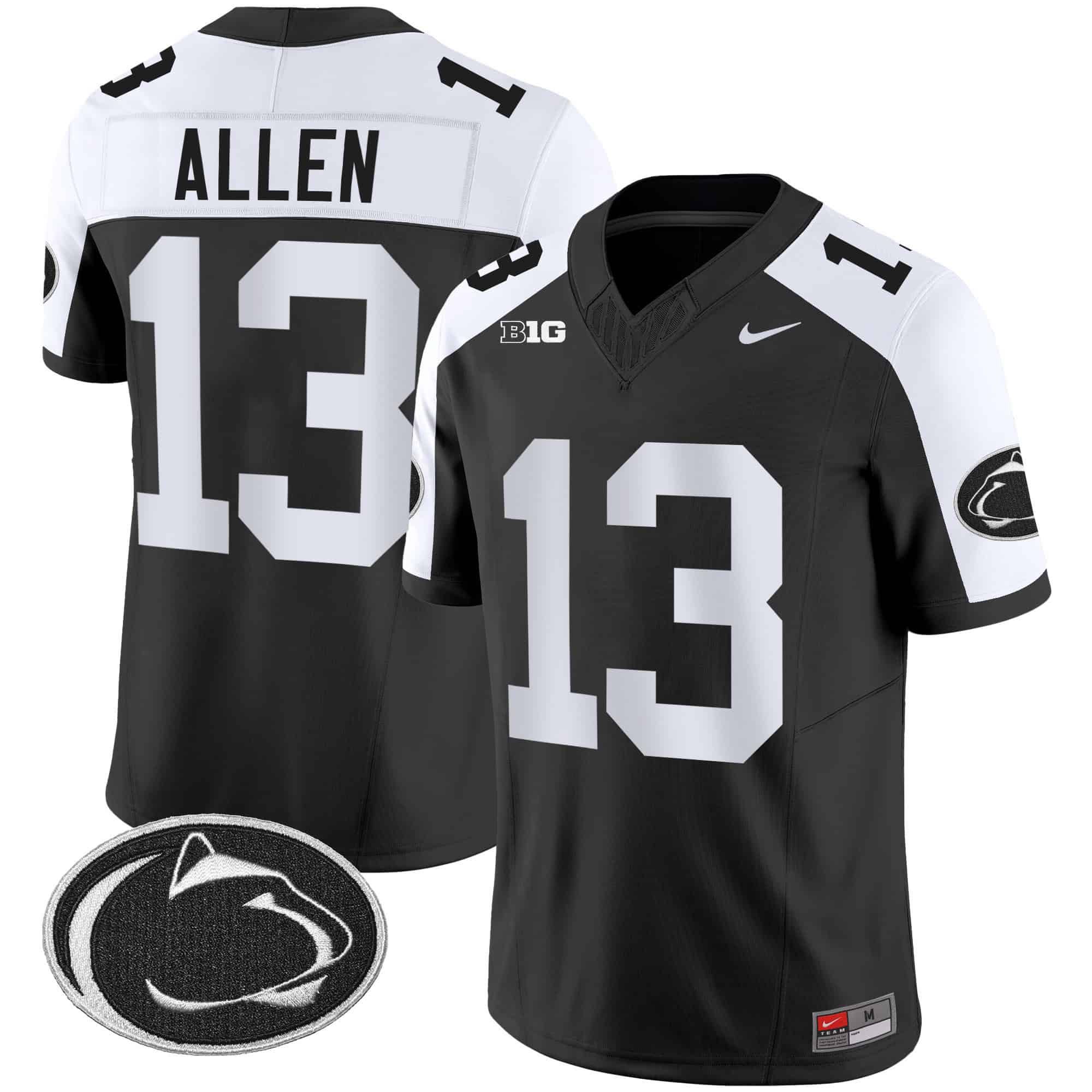 Men Penn State Nittany Lions #13 Allen Black 2024 Nike Vapor Limited NCAA Jersey->indianapolis colts->NFL Jersey